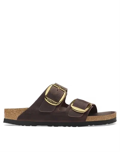 Birkenstock - Arizona Big Buckle Oiled Leather Sandal - Habana